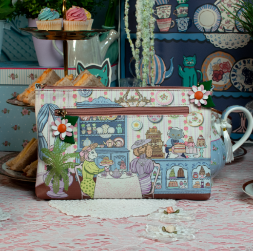 Vendula Heritage Victorian Tea Rooms Pouch Bag