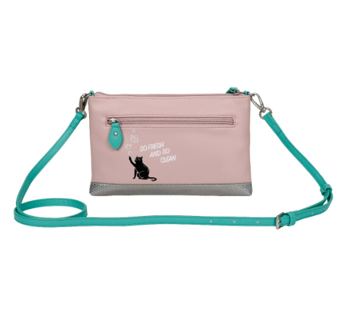Vendula Bubble Cats Laundromat Kate Pouch Bag