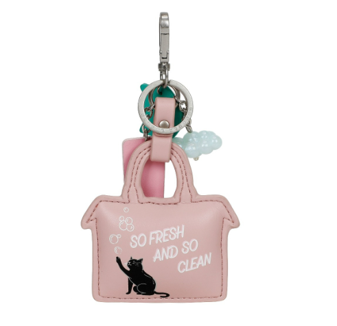 Vendula Bubble Cats Laundromat Key Charm