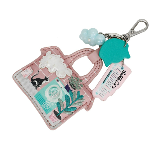Vendula Bubble Cats Laundromat Key Charm
