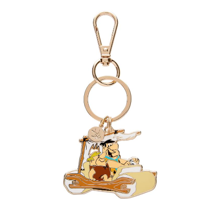 Erstwilder x Hanna Barbera The Flintmobile Enamel Key Ring
