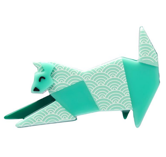 Erstwilder Origami Kitty Cat Kitty Cat Brooch