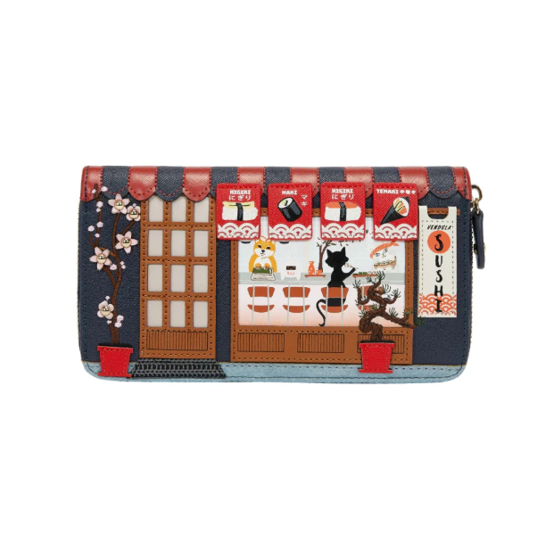 PREORDER Vendula Sushi Blue Edition Large Ziparound Wallet