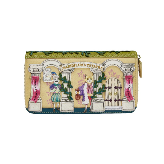 Vendula Shakespeare Theatre Twelfth Night Large Zip Wallet