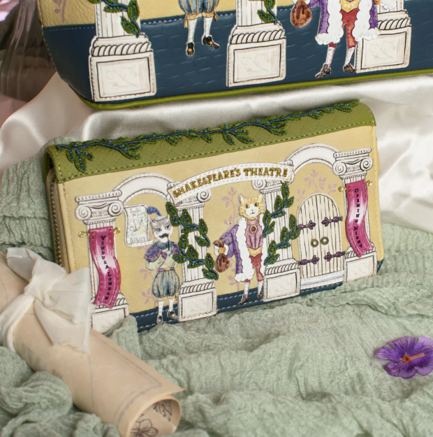 Vendula Shakespeare Theatre Twelfth Night Large Zip Wallet