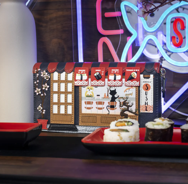 PREORDER Vendula Sushi Blue Edition Large Ziparound Wallet