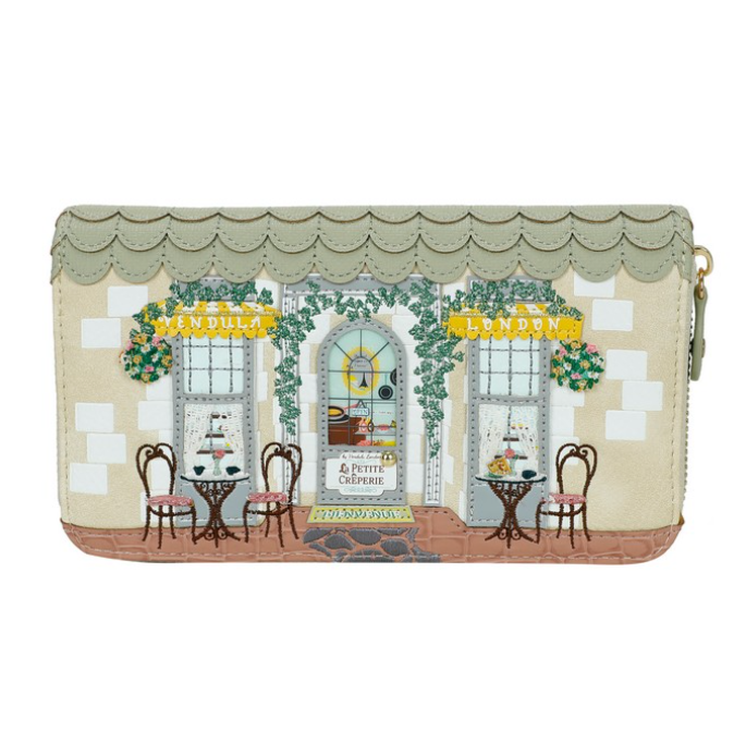 Vendula La Petite Creperie Large Zip Around Wallet
