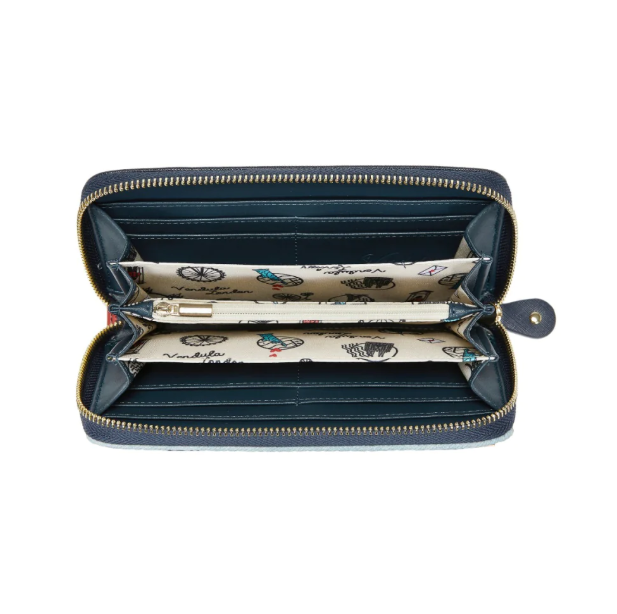 PREORDER Vendula Sushi Blue Edition Large Ziparound Wallet