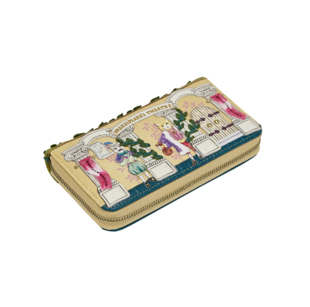 Vendula Shakespeare Theatre Twelfth Night Large Zip Wallet