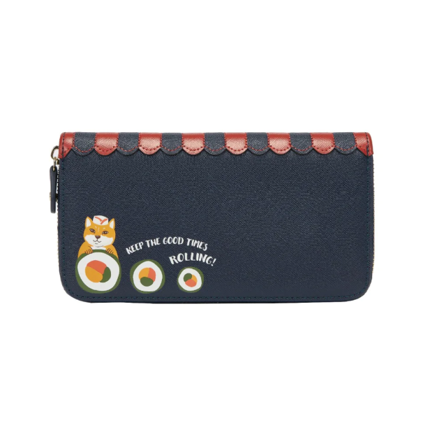 PREORDER Vendula Sushi Blue Edition Large Ziparound Wallet