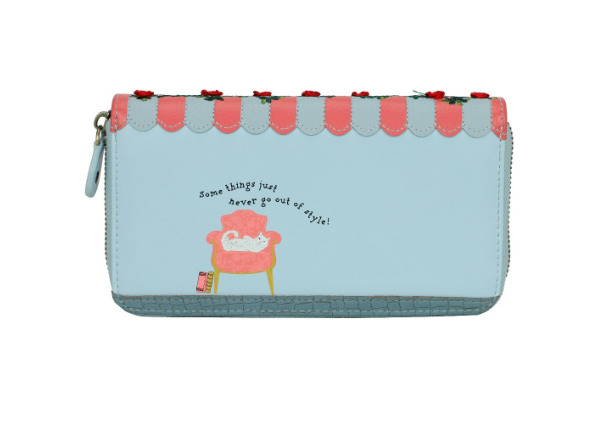 Vendula Vintage Rose Large Ziparound Wallet