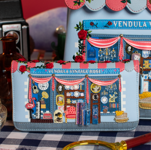 Vendula Vintage Rose Large Ziparound Wallet
