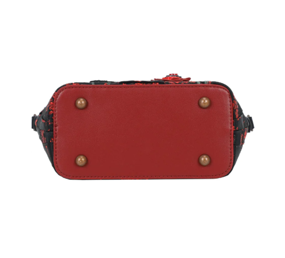 PREORDER Vendula Butterfly Garden Woven Mini Lea Bag