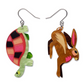 Erstwilder Pete Cromer Fairy Tales Lesson Learned Earrings