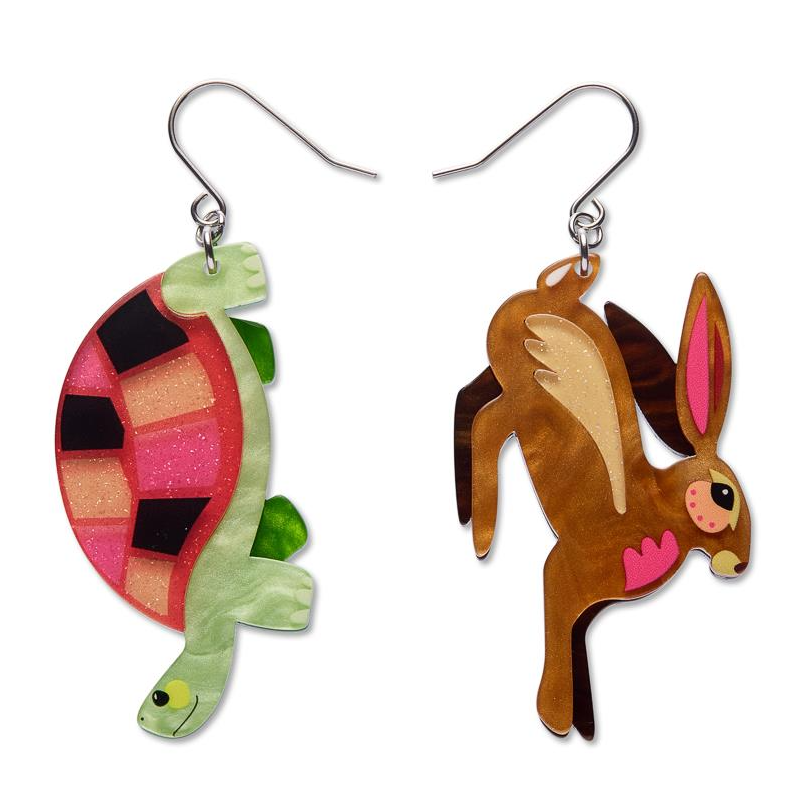 Erstwilder Pete Cromer Fairy Tales Lesson Learned Earrings