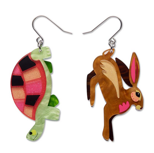 Erstwilder Pete Cromer Fairy Tales Lesson Learned Earrings