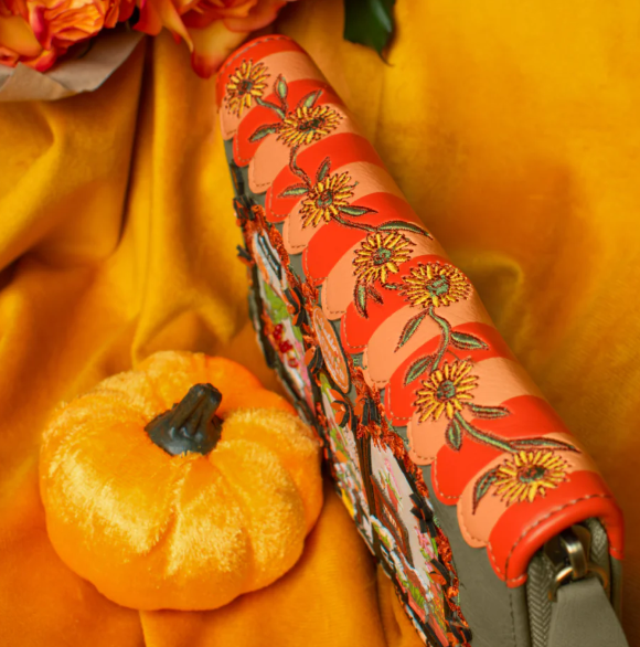 Vendula Flower Shop Amber Edition Large Ziparound Wallet