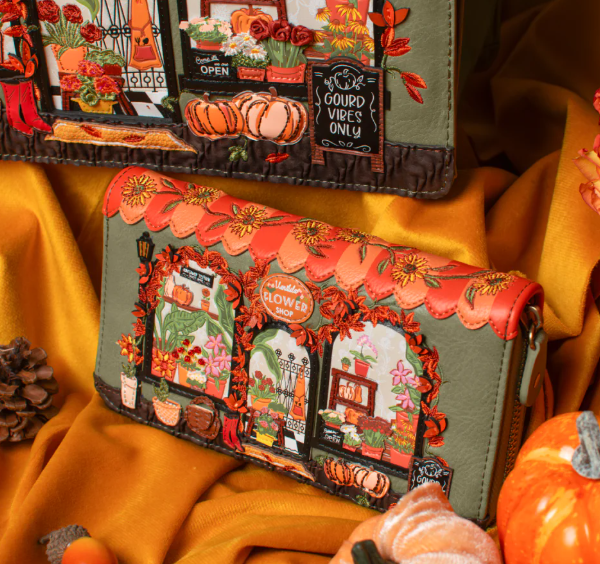 Vendula Flower Shop Amber Edition Large Ziparound Wallet
