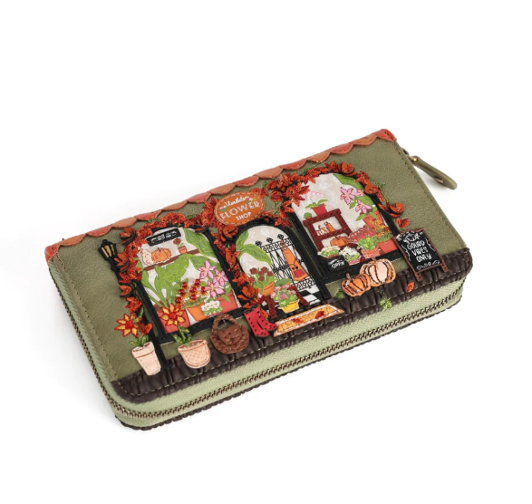 Vendula Flower Shop Amber Edition Large Ziparound Wallet