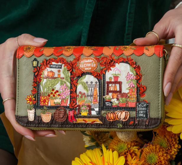 Vendula Flower Shop Amber Edition Large Ziparound Wallet