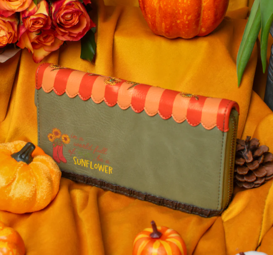 Vendula Flower Shop Amber Edition Large Ziparound Wallet