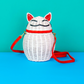 Wicker Darling Lucky Cat Bag