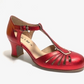 Rock n Dot Daphne Metallic Red