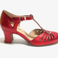 Rock n Dot Daphne Metallic Red
