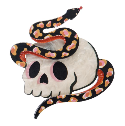 Erstwilder Megan Roy Haunted at Heart Macabre Memento Brooch