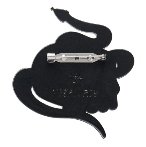 Erstwilder Megan Roy Haunted at Heart Macabre Memento Brooch