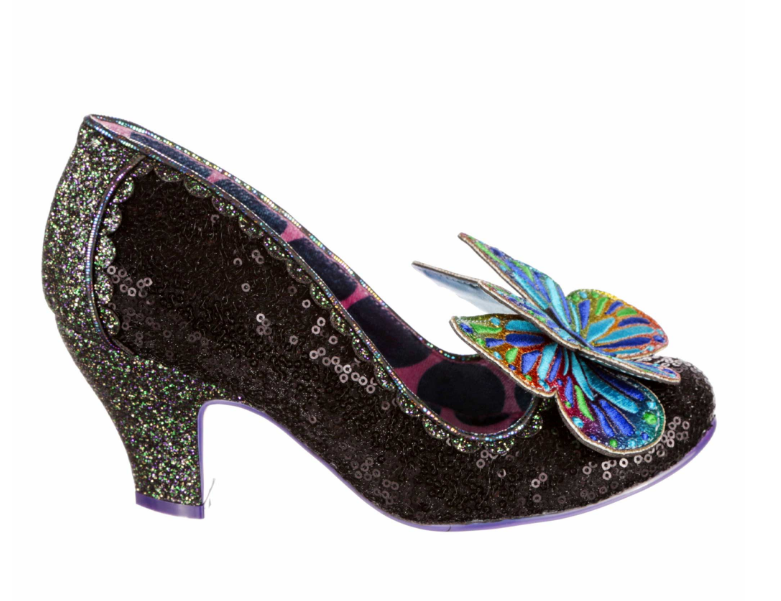 Irregular Choice Mocassini Donna Live Laugh Loaf - Glitterati E Suola Comoda
