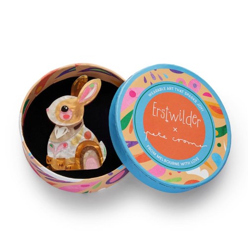 Erstwilder Pete Cromer Easter Maple the Bunny Brooch