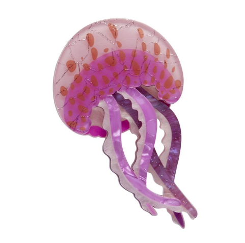 Erstwilder Great Barrier Reef Mauve Stinger Jellyfish Brooch
