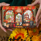 Vendula Flower Shop Amber Edition Medium Ziparound Wallet