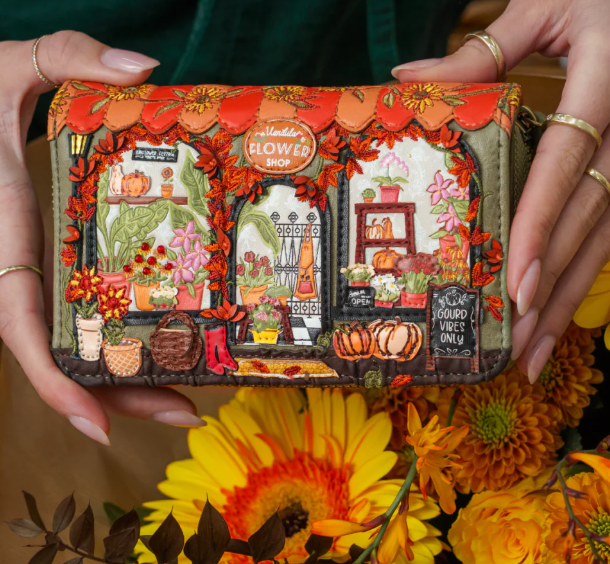 Vendula Flower Shop Amber Edition Medium Ziparound Wallet