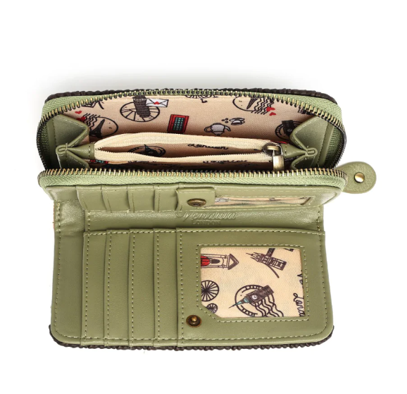 Vendula Flower Shop Amber Edition Medium Ziparound Wallet