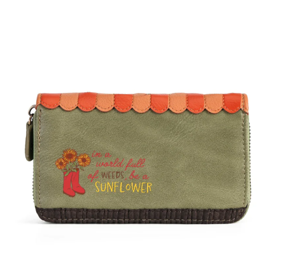 Vendula Flower Shop Amber Edition Medium Ziparound Wallet