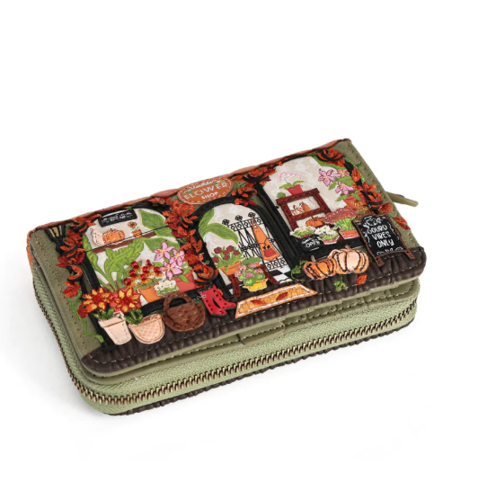 Vendula Flower Shop Amber Edition Medium Ziparound Wallet