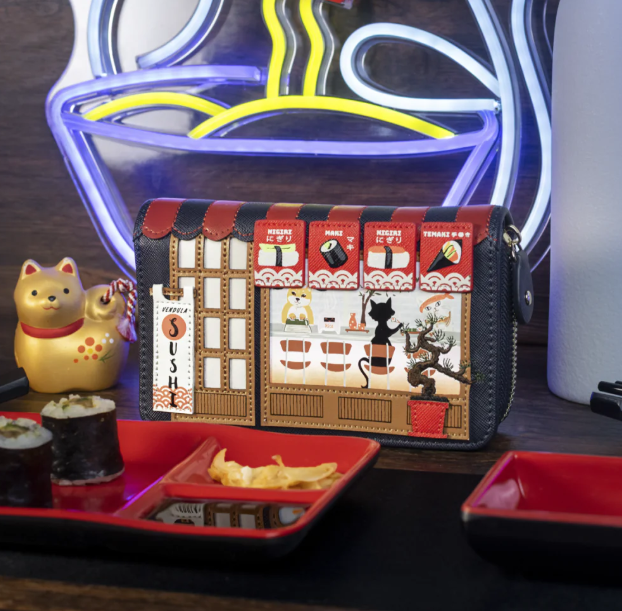 PREORDER Vendula Sushi Blue Edition Medium Ziparound Wallet