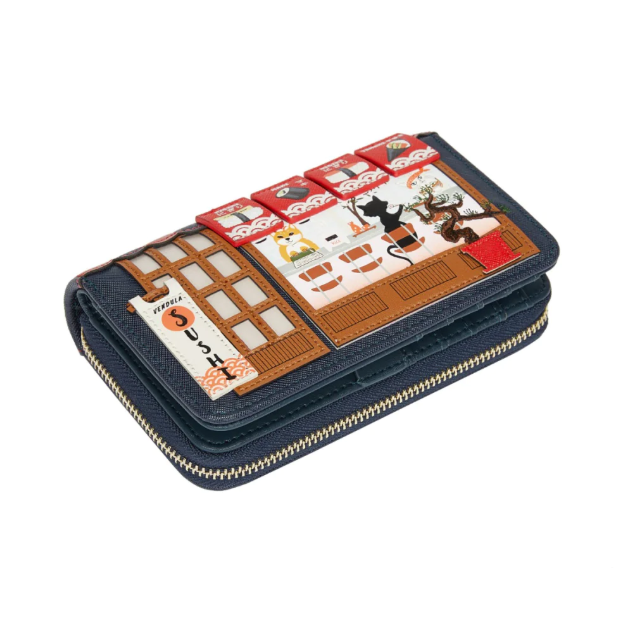 PREORDER Vendula Sushi Blue Edition Medium Ziparound Wallet