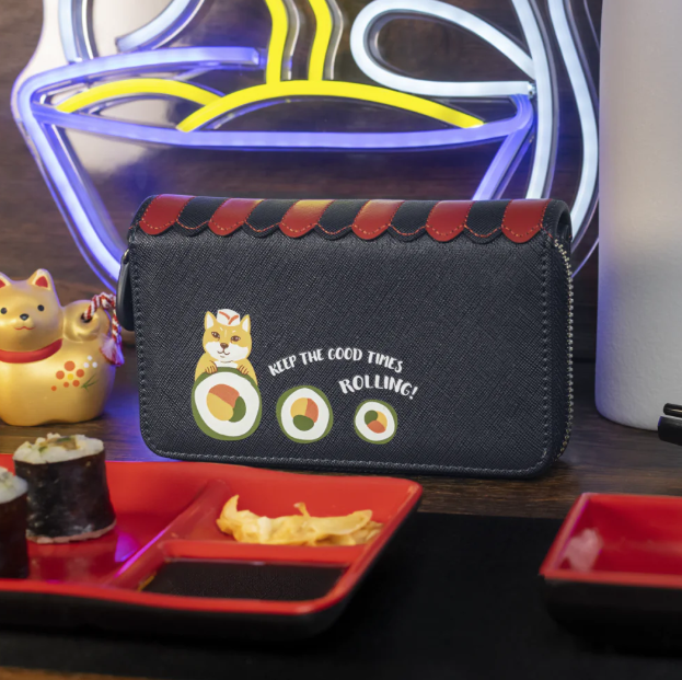 PREORDER Vendula Sushi Blue Edition Medium Ziparound Wallet