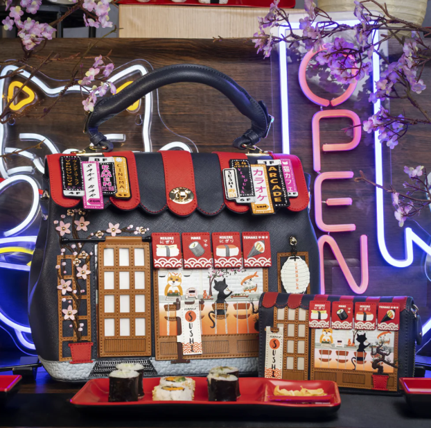 PREORDER Vendula Sushi Blue Edition Medium Ziparound Wallet