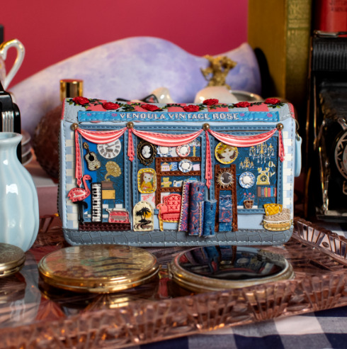 Vendula Vintage Rose Medium Ziparound Wallet