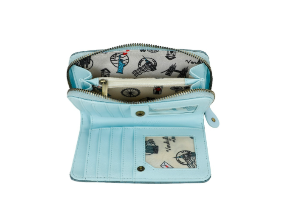 Vendula Vintage Rose Medium Ziparound Wallet