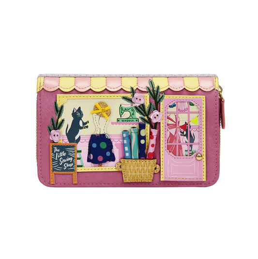 Vendula Sewing Shop Raspberry Edition Medium Ziparound Wallet