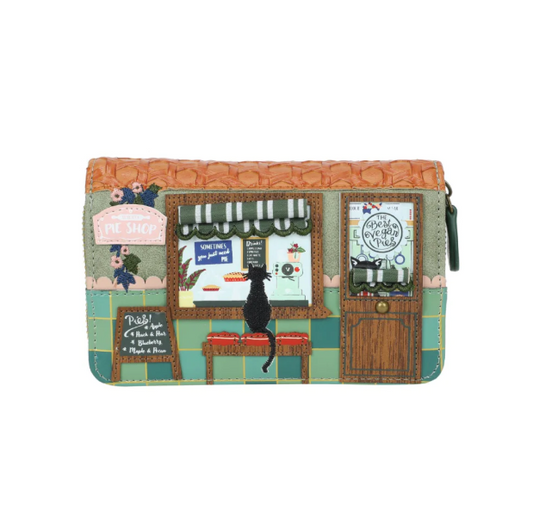PREORDER Vendula Pie Shop Medium Ziparound Wallet
