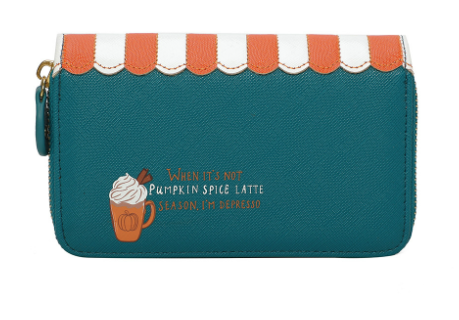 Vendula Sugar and Spice Coffee Shop Medium Ziparound Wallet