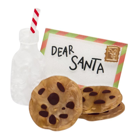 Erstwilder Merry Menagerie Midnight Snack Station Brooch