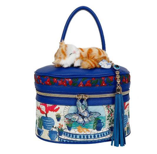 Vendula Gardens of the World Greece Sleeping Mimi Vanity Bag
