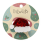 Erstwilder Merry Menagerie Santas New Hat Simplified Mini Brooch
